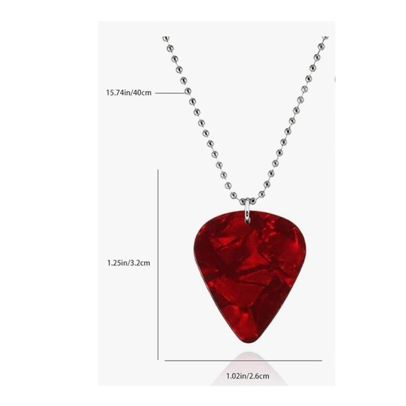 Brand new Necklace Guitar Pick Jewelry - Picture 4 of 5